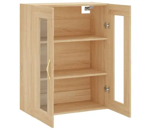 Sienas Skapītis, Ozolkoka Krāsa, 69,5X34X90 Cm Vidaxl