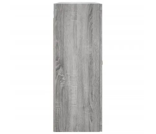 Sienas Skapītis, 69,5X34X90 Cm, Pelēcīga Ozolkoka Krāsa Vidaxl