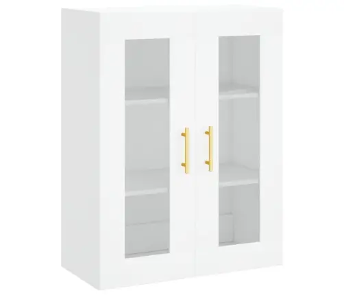 Sienas Skapītis, Balts, 69,5X34X90 Cm Vidaxl