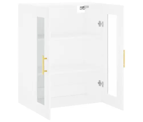 Sienas Skapītis, Balts, 69,5X34X90 Cm Vidaxl