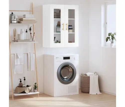 Sienas Skapītis, Balts, 69,5X34X90 Cm Vidaxl