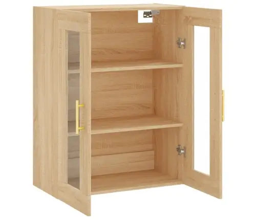 Sienas Skapītis, Ozolkoka Krāsa, 69,5X34X90 Cm Vidaxl