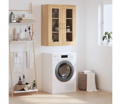 Sienas Skapītis, Ozolkoka Krāsa, 69,5X34X90 Cm Vidaxl