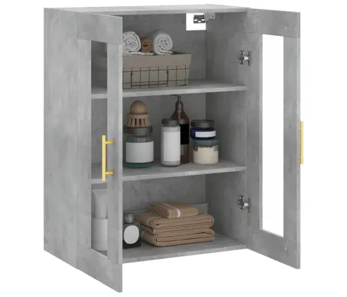 Sienas Skapītis, Betona Pelēks, 69,5X34X90 Cm Vidaxl Sienas Skapītis, Betona Pelēks, 69,5X34X90 Cm Vidaxl