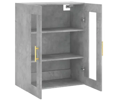Sienas Skapītis, Betona Pelēks, 69,5X34X90 Cm Vidaxl Sienas Skapītis, Betona Pelēks, 69,5X34X90 Cm Vidaxl