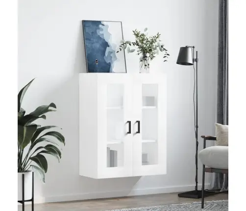 Sienas Skapītis, Balts, 69,5X34X90 Cm Vidaxl