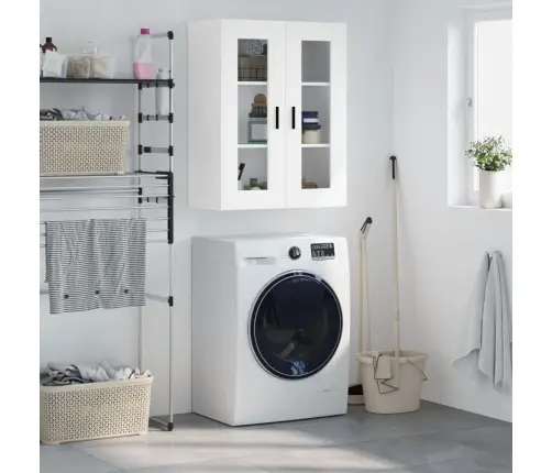 Sienas Skapītis, Balts, 69,5X34X90 Cm Vidaxl