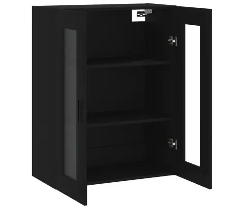 Sienas Skapītis, Melns, 69,5X34X90 Cm Vidaxl