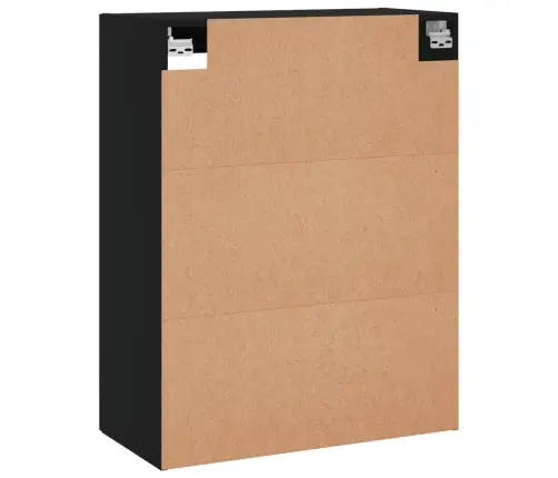 Sienas Skapītis, Melns, 69,5X34X90 Cm Vidaxl