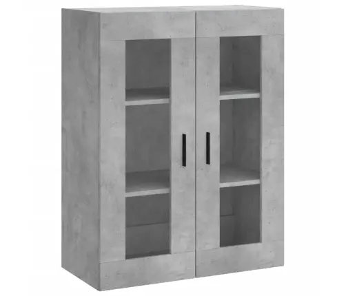 Prie Sienos Montuojama Spintelė, Betono Pilka, 69,5X34X90Cm