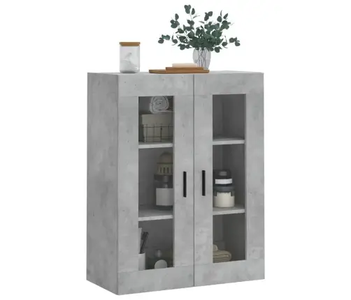 Prie Sienos Montuojama Spintelė, Betono Pilka, 69,5X34X90Cm