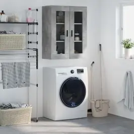 Sienas Skapītis, Betona Pelēks, 69,5X34X90 Cm Vidaxl