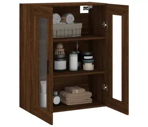 Prie Sienos Montuojama Spintelė, Ruda Ąžuolo, 69,5X34X90Cm