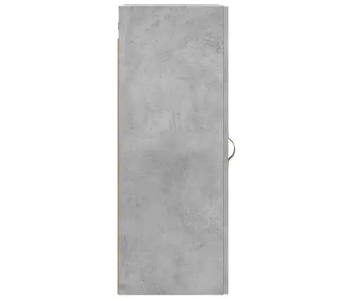 Prie Sienos Montuojama Spintelė, Betono Pilka, 34,5X34X90Cm