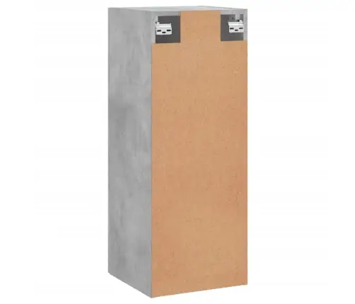 Prie Sienos Montuojama Spintelė, Betono Pilka, 34,5X34X90Cm