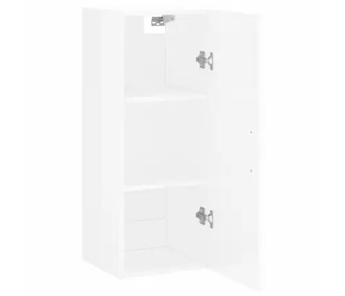 Seinakapp, Kõrgläikega Valge, 34,5 X 34 X 90 Cm