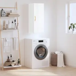 Seinakapp, Kõrgläikega Valge, 34,5 X 34 X 90 Cm