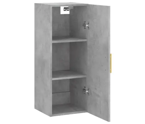 Sienas Skapītis, 34,5X34X90 Cm, Betona Pelēks Vidaxl Sienas Skapītis, 34,5X34X90 Cm, Betona Pelēks Vidaxl