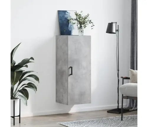Sienas Skapītis, 34,5X34X90 Cm, Betona Pelēks Vidaxl Sienas Skapītis, 34,5X34X90 Cm, Betona Pelēks Vidaxl