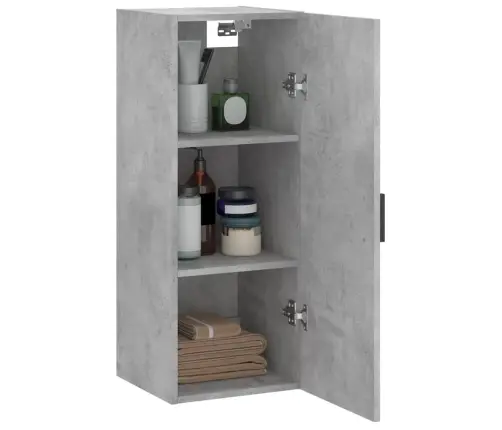 Sienas Skapītis, 34,5X34X90 Cm, Betona Pelēks Vidaxl Sienas Skapītis, 34,5X34X90 Cm, Betona Pelēks Vidaxl