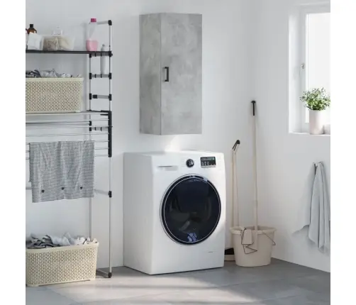 Sienas Skapītis, 34,5X34X90 Cm, Betona Pelēks Vidaxl Sienas Skapītis, 34,5X34X90 Cm, Betona Pelēks Vidaxl