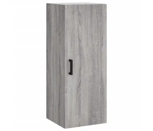 Sienas Skapītis, Pelēcīga Ozolkoka Krāsa, 34,5X34X90 Cm Vidaxl