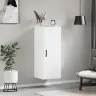 Sienas Skapītis, 34,5X34X90 Cm, Balts Vidaxl