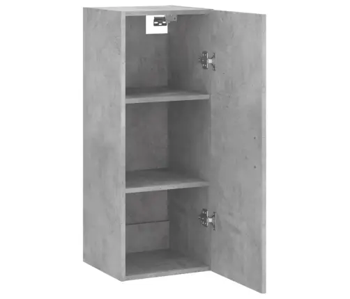 Sienas Skapītis, 34,5X34X90 Cm, Betona Pelēks Vidaxl