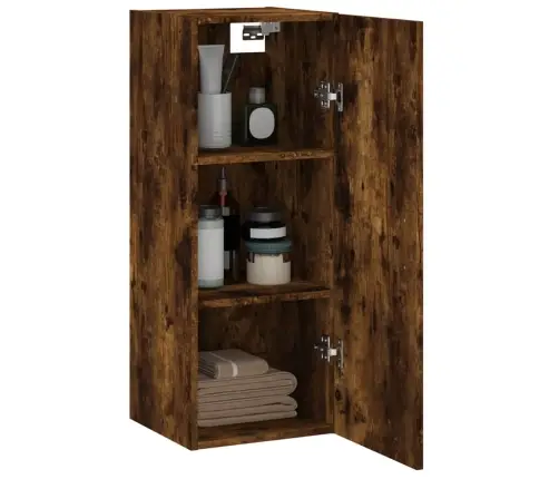 Sienas Skapītis, 34,5X34X90 Cm, Ozolkoka Krāsa Vidaxl Sienas Skapītis, 34,5X34X90 Cm, Ozolkoka Krāsa Vidaxl