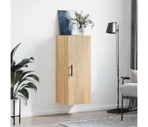 Sienas Skapītis, 34,5X34X90 Cm, Ozolkoka Krāsa Vidaxl