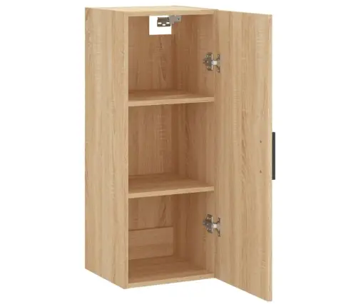 Sienas Skapītis, 34,5X34X90 Cm, Ozolkoka Krāsa Vidaxl