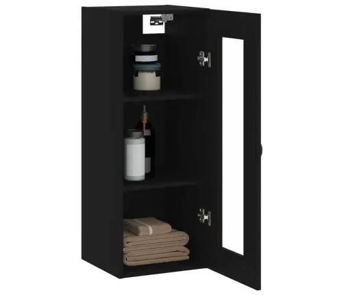 Seinakapp, Must, 34,5 X 34 X 90 Cm