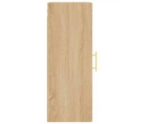 Prie Sienos Montuojama Spintelė, Sonoma Ąžuolo, 34,5X34X90Cm