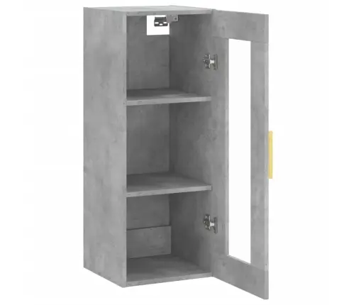 Sienas Skapītis, 34,5X34X90 Cm, Betona Pelēks Vidaxl Sienas Skapītis, 34,5X34X90 Cm, Betona Pelēks Vidaxl