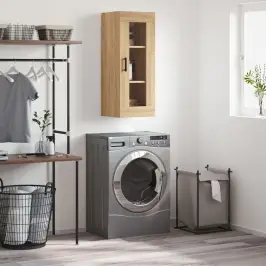 Prie Sienos Montuojama Spintelė, Sonoma Ąžuolo, 34,5X34X90Cm