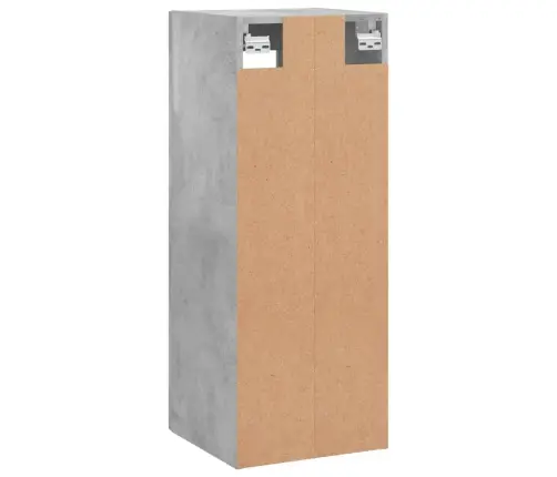 Sienas Skapītis, 34,5X34X90 Cm, Betona Pelēks Vidaxl