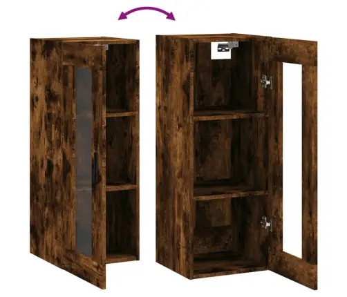 Sienas Skapītis, 34,5X34X90 Cm, Ozolkoka Krāsa Vidaxl