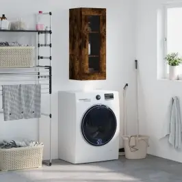 Sienas Skapītis, 34,5X34X90 Cm, Ozolkoka Krāsa Vidaxl