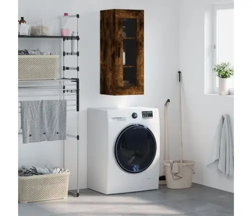 Sienas Skapītis, 34,5X34X90 Cm, Ozolkoka Krāsa Vidaxl