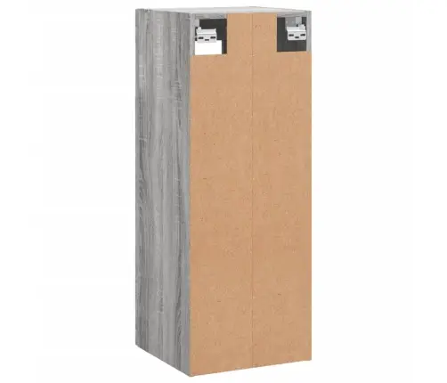 Sienas Skapītis, Pelēcīga Ozolkoka Krāsa, 34,5X34X90 Cm Vidaxl