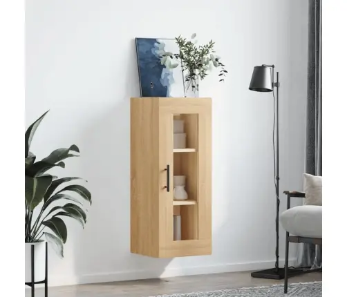 Prie Sienos Montuojama Spintelė, Sonoma Ąžuolo, 34,5X34X90Cm