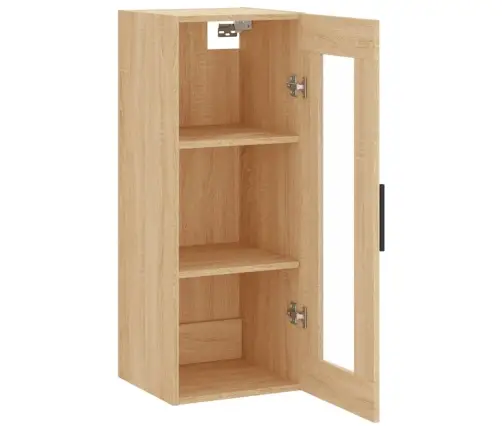 Prie Sienos Montuojama Spintelė, Sonoma Ąžuolo, 34,5X34X90Cm