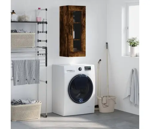 Sienas Skapītis, 34,5X34X90 Cm, Ozolkoka Krāsa Vidaxl