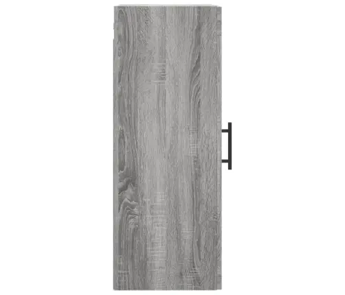 Sienas Skapītis, Pelēcīga Ozolkoka Krāsa, 34,5X34X90 Cm Vidaxl