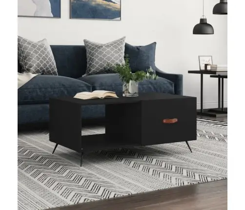 Kafijas Galdiņš, Melns, 90X50X40 Cm, Inženierijas Koks Vidaxl Kafijas Galdiņš, Melns, 90X50X40 Cm, Inženierijas Koks Vidaxl