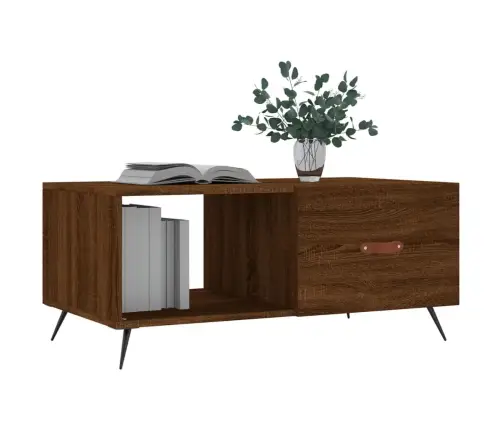 Kohvilaud, Pruun Tamm, 90 X 50 X 40 cm Tehispuit Kohvilaud, Pruun Tamm, 90 X 50 X 40 cm Tehispuit