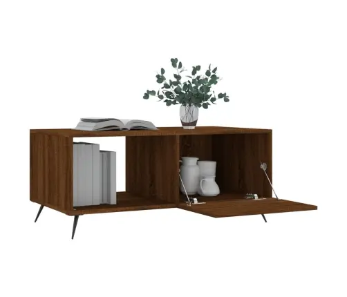 Kohvilaud, Pruun Tamm, 90 X 50 X 40 cm Tehispuit Kohvilaud, Pruun Tamm, 90 X 50 X 40 cm Tehispuit