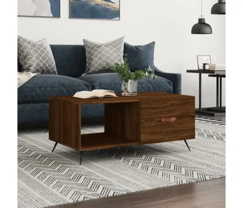 Kohvilaud, Pruun Tamm, 90 X 50 X 40 cm Tehispuit Kohvilaud, Pruun Tamm, 90 X 50 X 40 cm Tehispuit