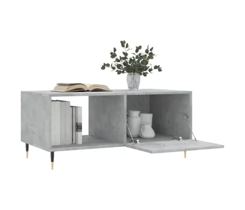 Kohvilaud, Betoonhall, 90 X 50 X 40 cm Tehispuit Kohvilaud, Betoonhall, 90 X 50 X 40 cm Tehispuit