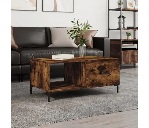 Kavos Staliukas, Dūminio Ąžuolo, 90X50X40cm Apdirbta Mediena